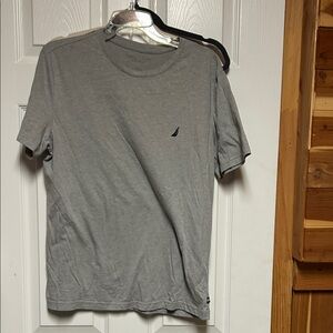 Nautica Men's Heather Gray Short Sleeve Tee